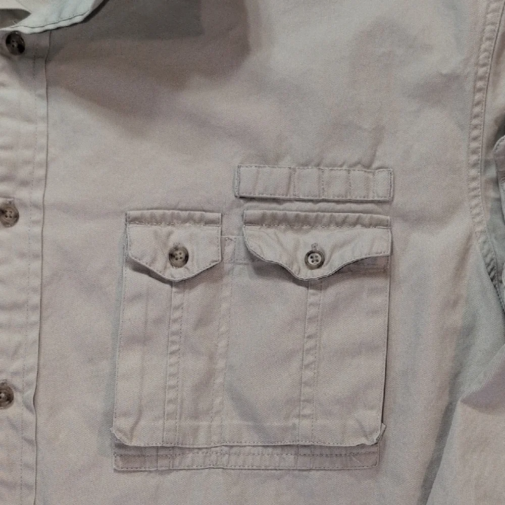 Banana Republic‎ Button-Down Beige Pocket Men's Shirt